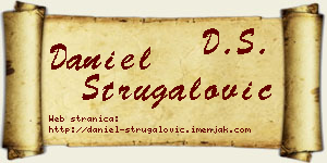 Daniel Strugalović vizit kartica